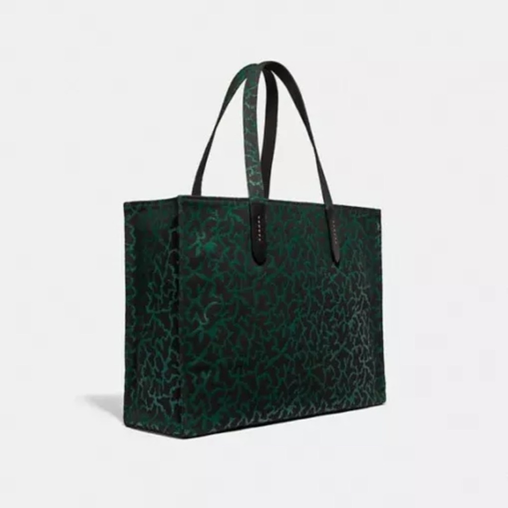 Coach Disney Thumper Coach Large Tote Green Black Handbag NWOT - Picture 2 of 6